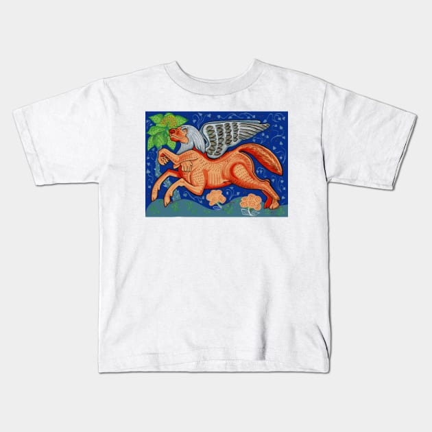 Abbagoochie Bestiary Kids T-Shirt by Ballyraven